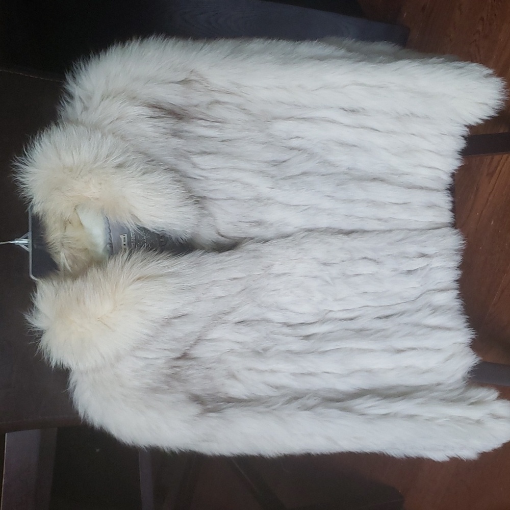 Saga Fox blue fur coat